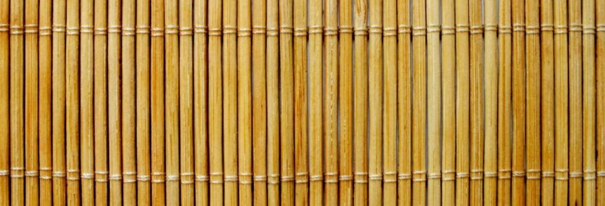 décoration en bambou